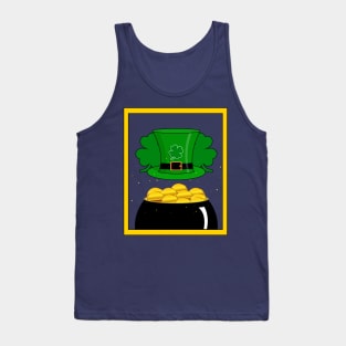 Leprechaun and gold coins Tank Top